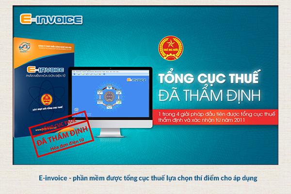 Phần mềm E-Invoice của công ty Thái Sơn đã được cơ quan thuế thẩm định