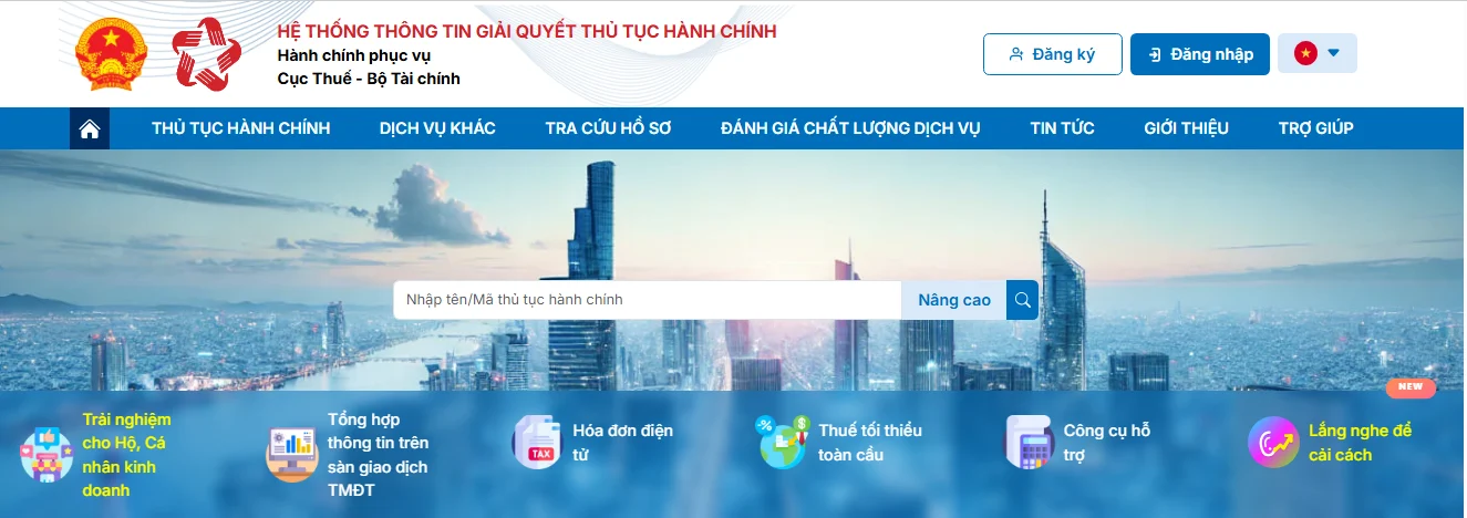 Cổng thông tin dịch vụ công