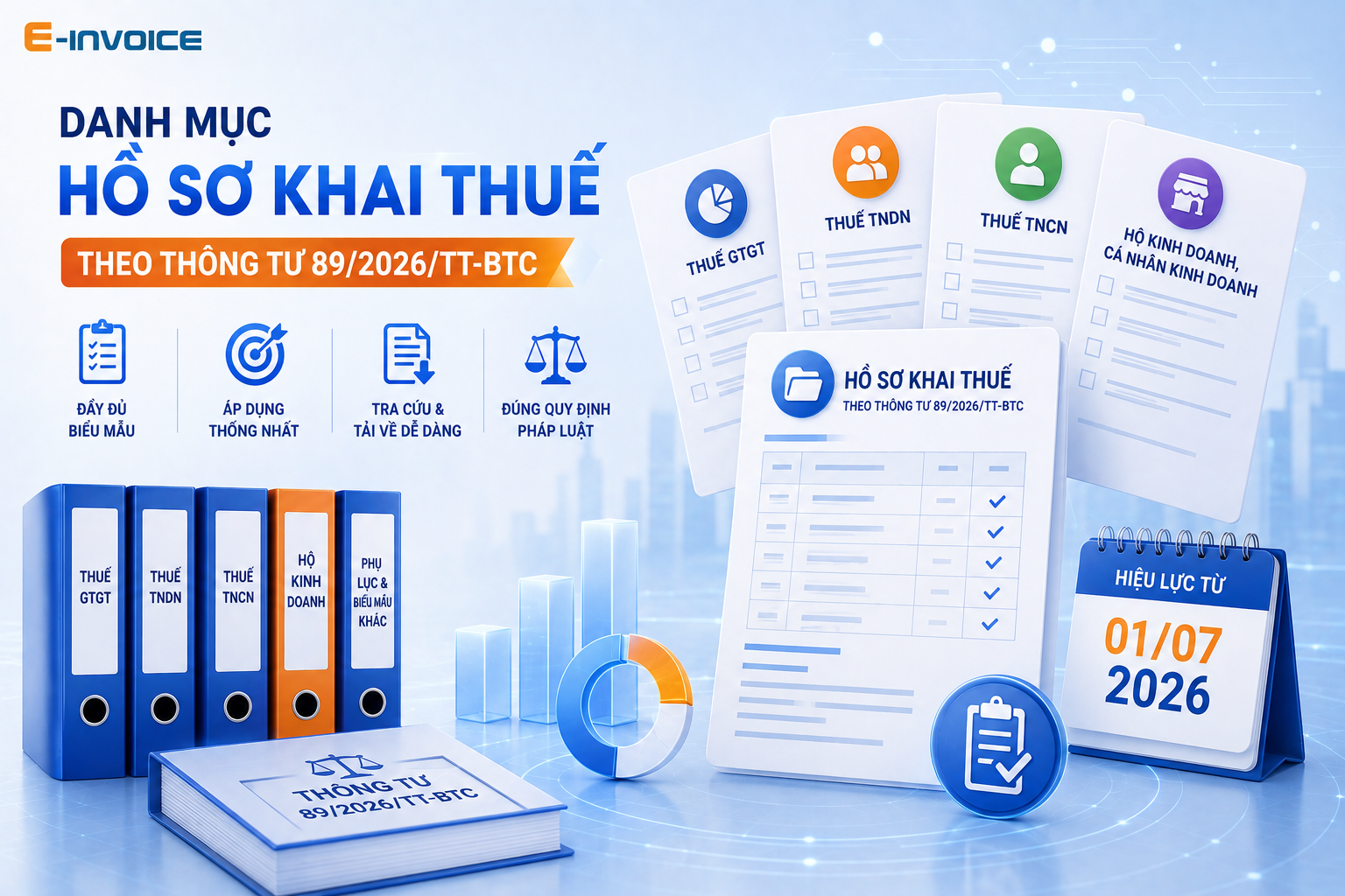 Hồ sơ khai thuế theo Thông tư 89