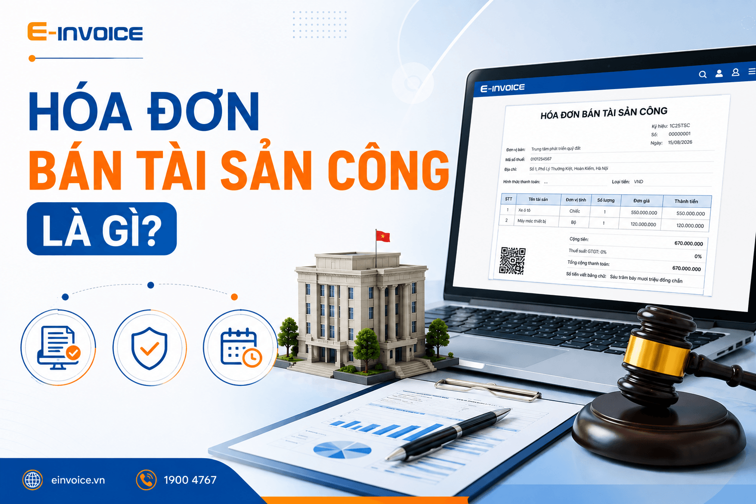 Hóa đơn bán tài sản công