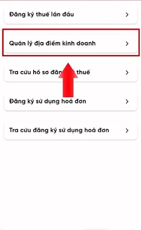 Đăng ký địa điểm kinh doanh