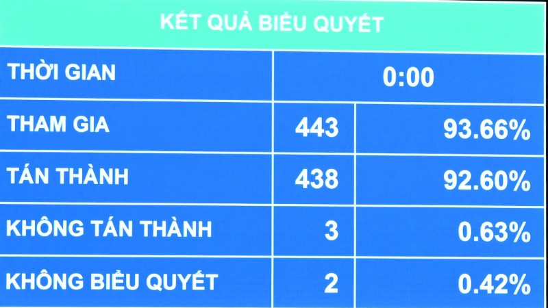 Biểu quyết về quy định thuế