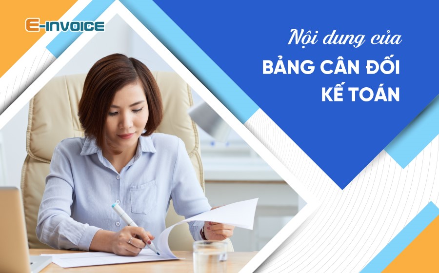 Nội dung bảng cân đối kế toán