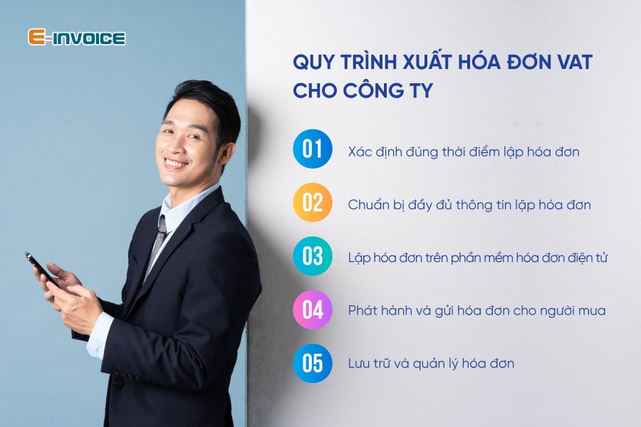 Các bước xuất hóa đơn
