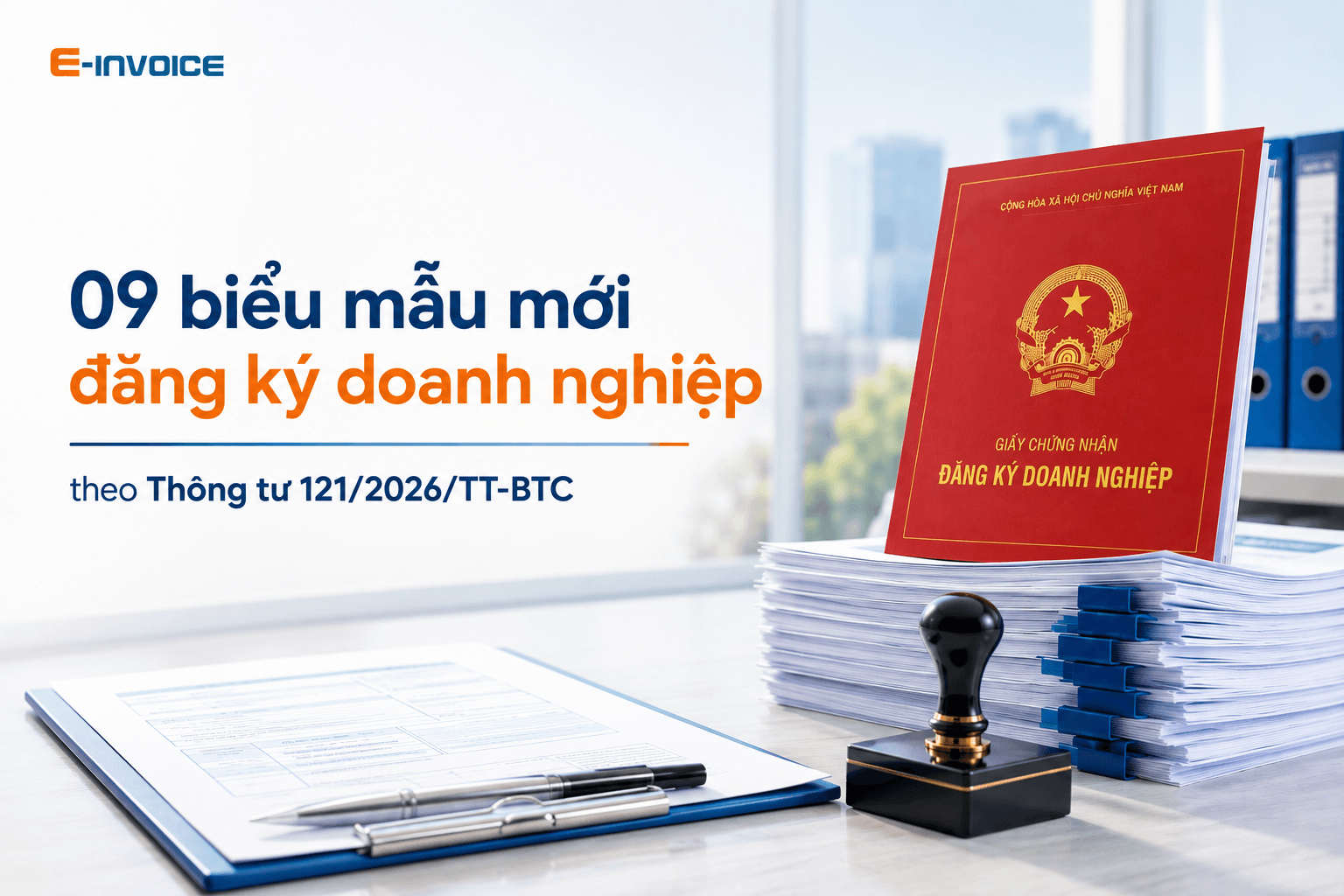 Biểu mẫu đăng ký doanh nghiệp