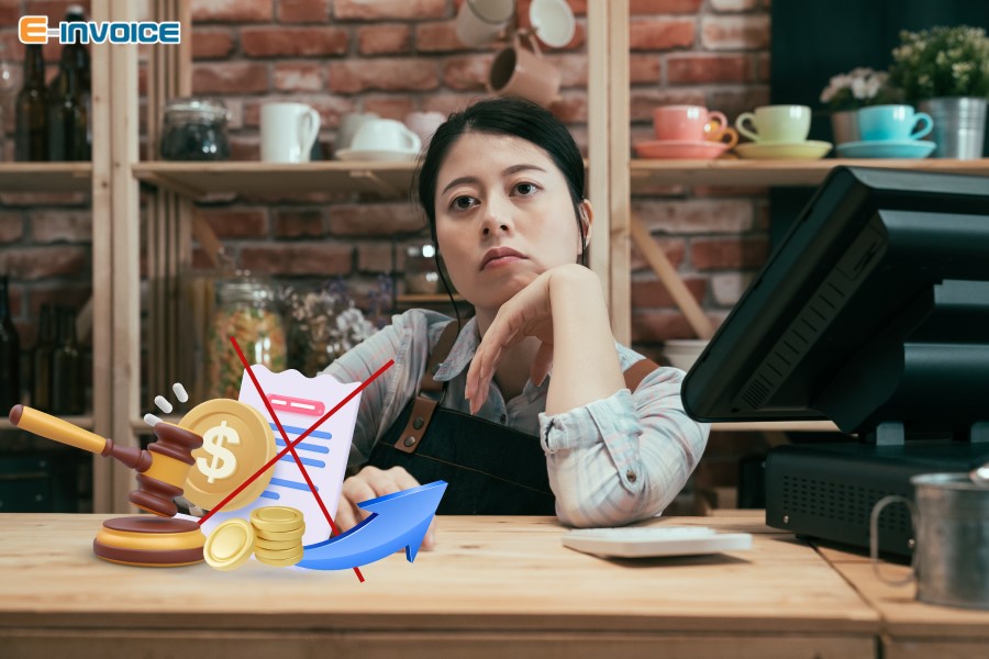 Mức phạt không xuất hóa đơn