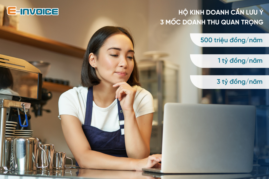 Quy định về các mức doanh thu với hộ kinh doanh
