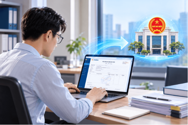 Chuyển dữ liệu đến cơ quan thuế