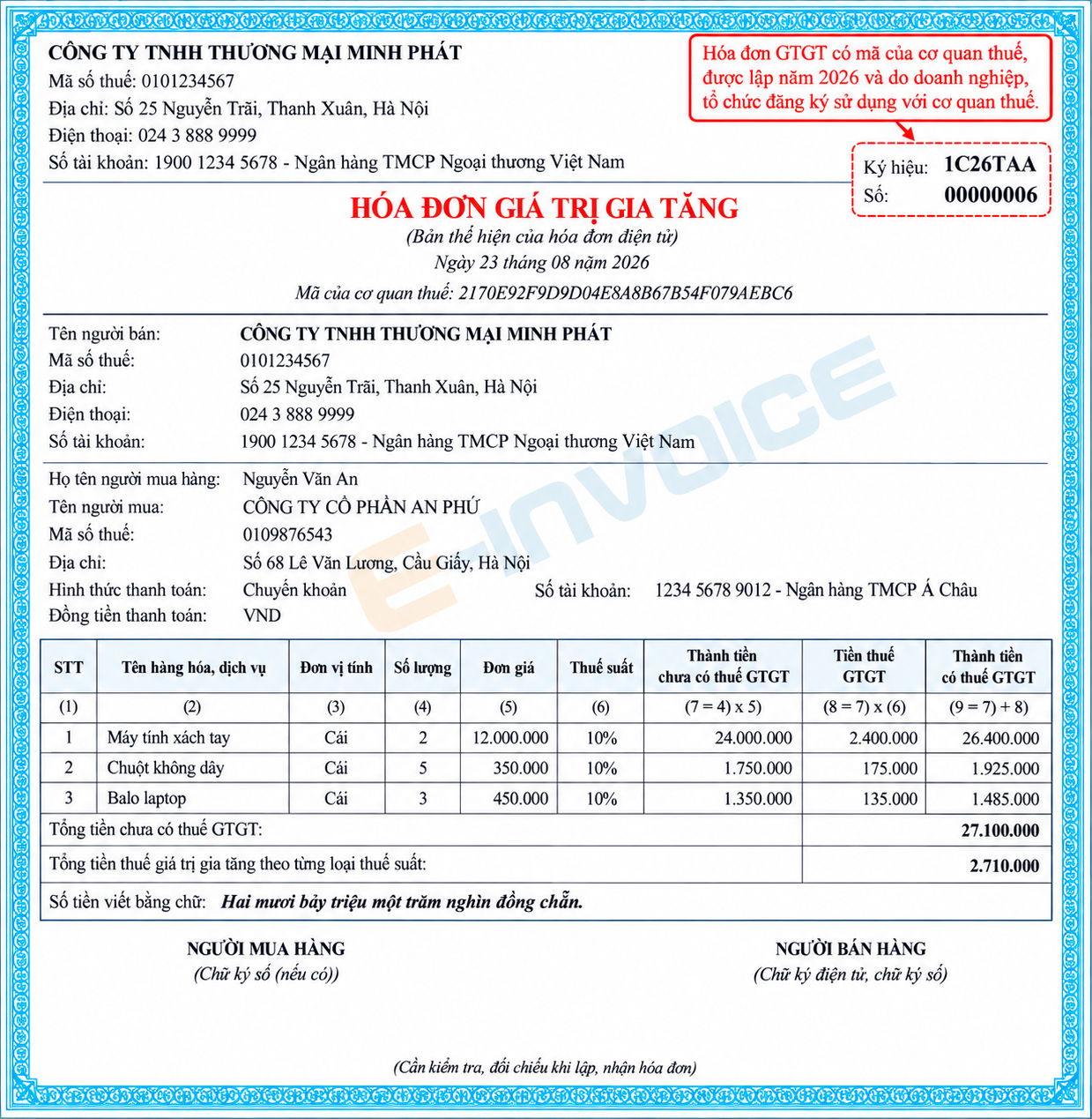 Ký hiệu hóa đơn