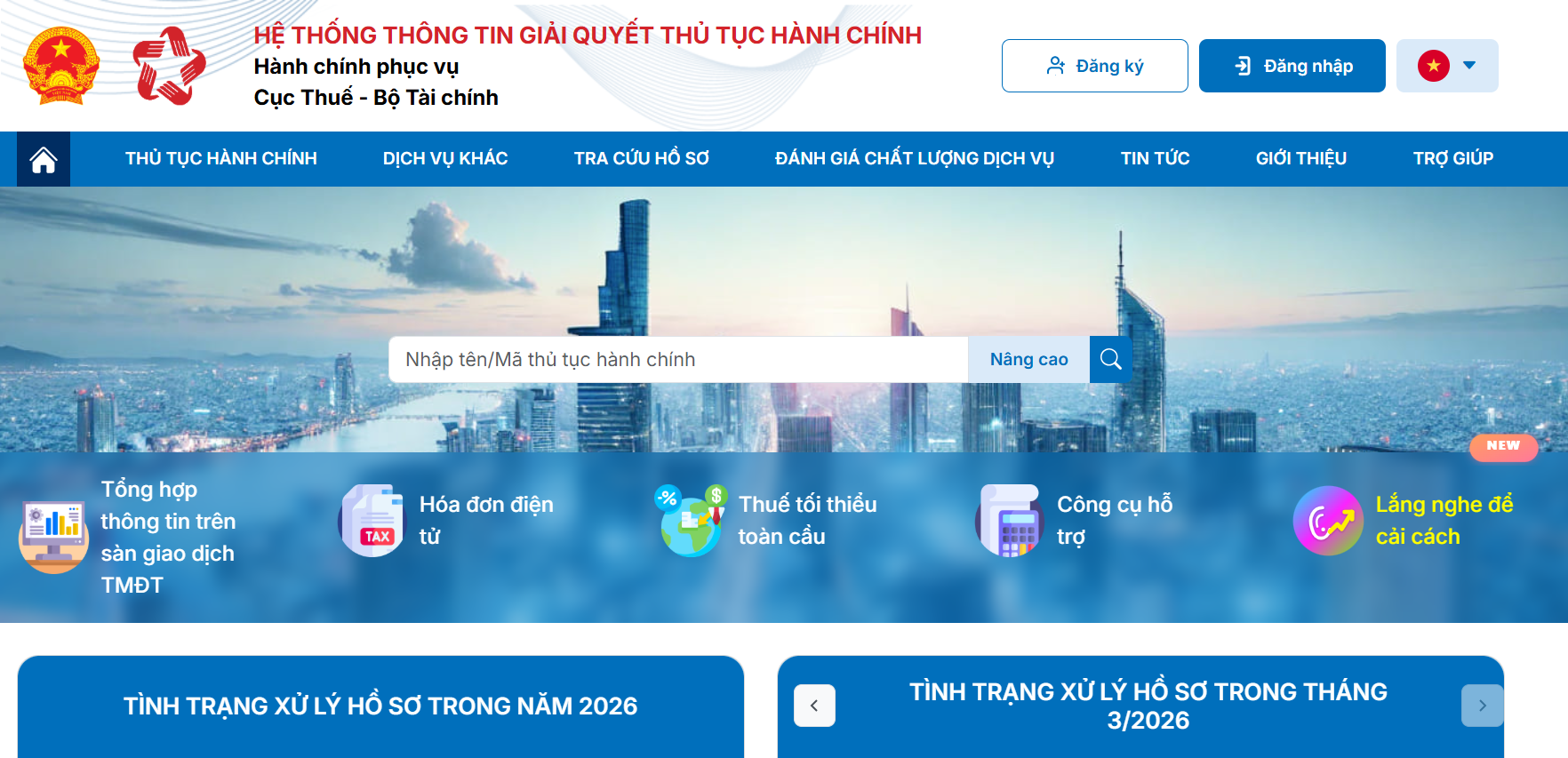 Dịch vụ công thuế