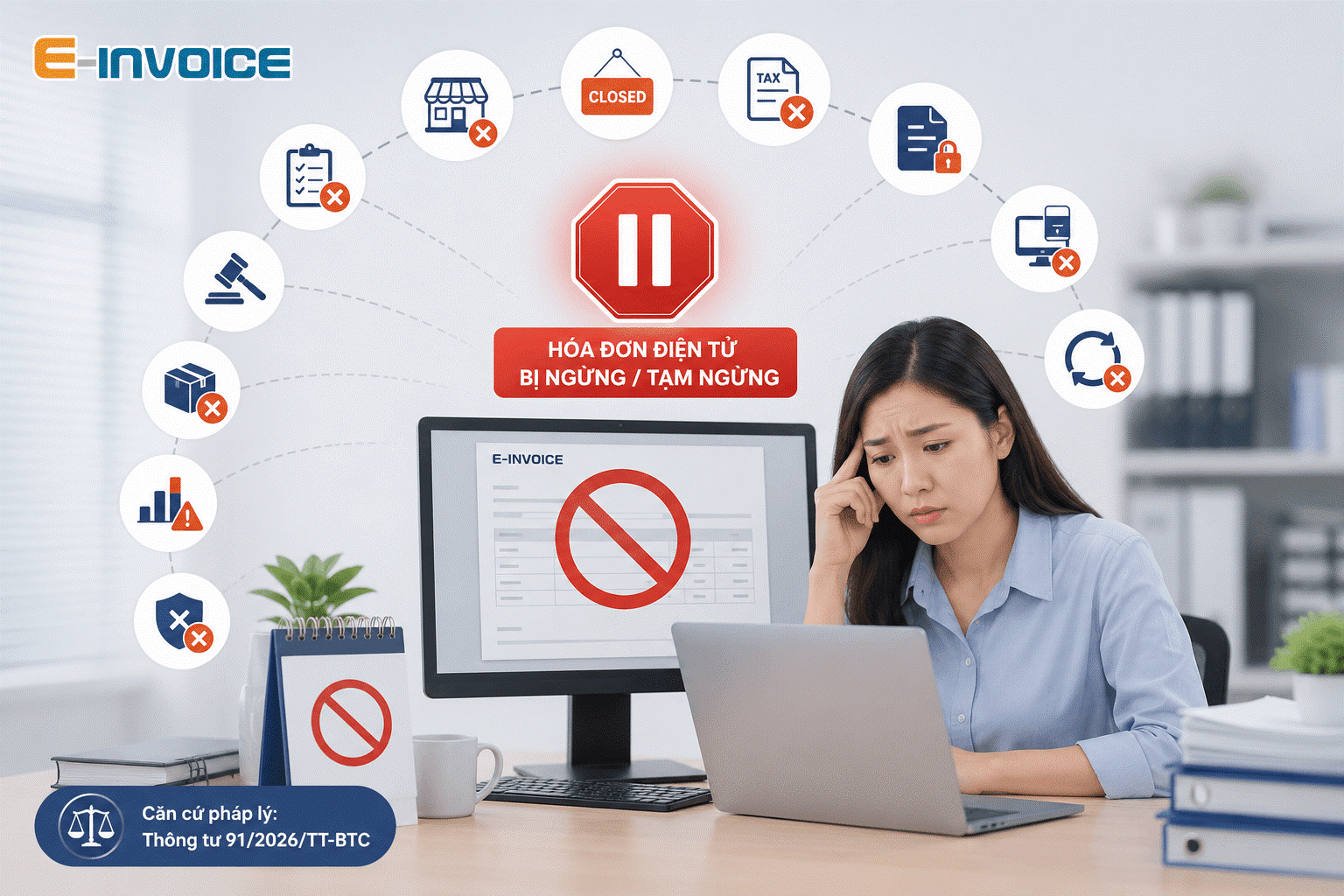 Ngừng sử dụng hddt khi nào?