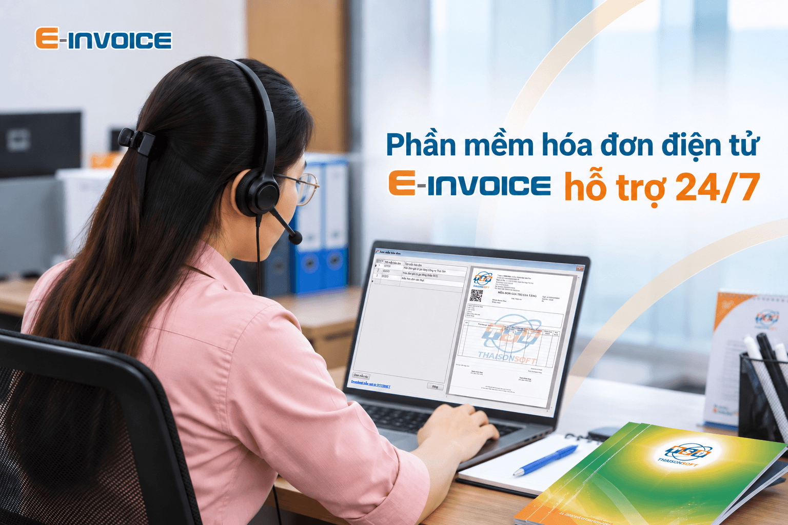 E-invoice hỗ trợ khách hàng