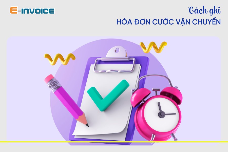 Nội dung hóa đơn cước vận chuyển