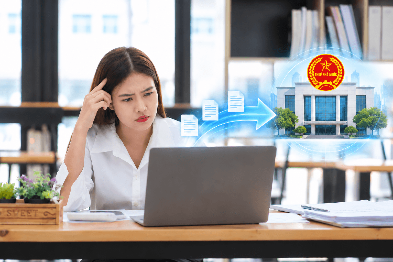Chuyển dữ liệu đến cơ quan thuế