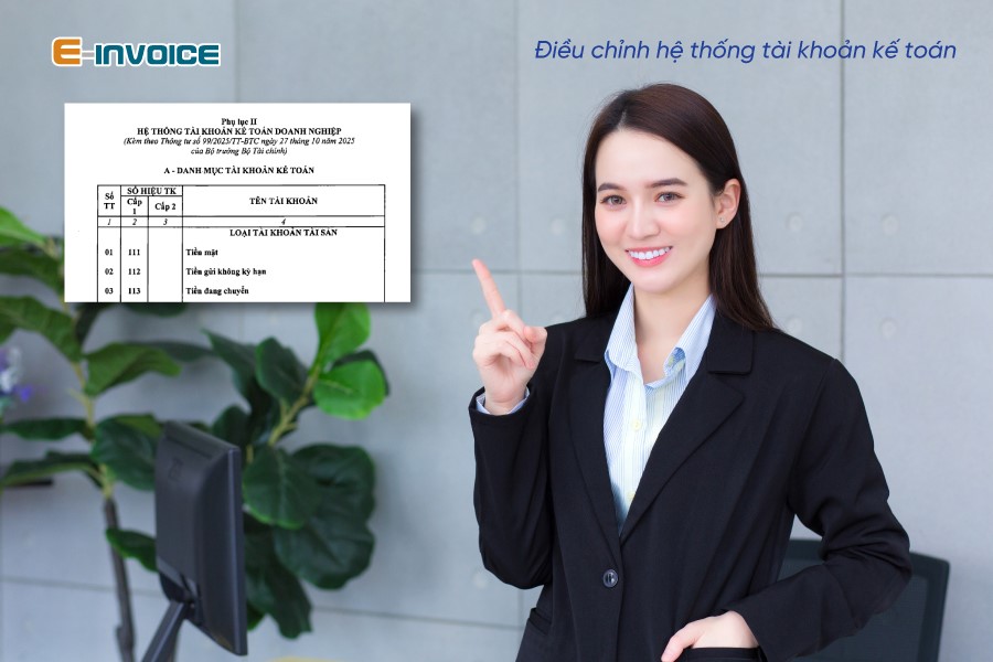 Điều chỉnh hệ thống tài khoản