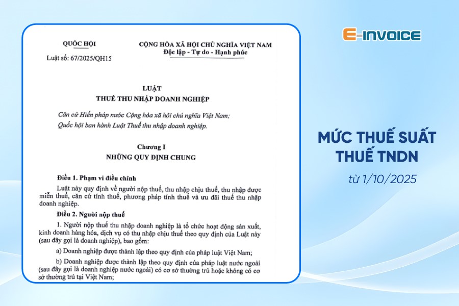 Luật thuế TNDN