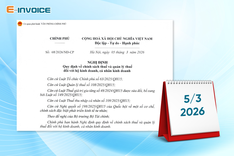 Doanh thu phải sử dụng hóa đơn điện tử