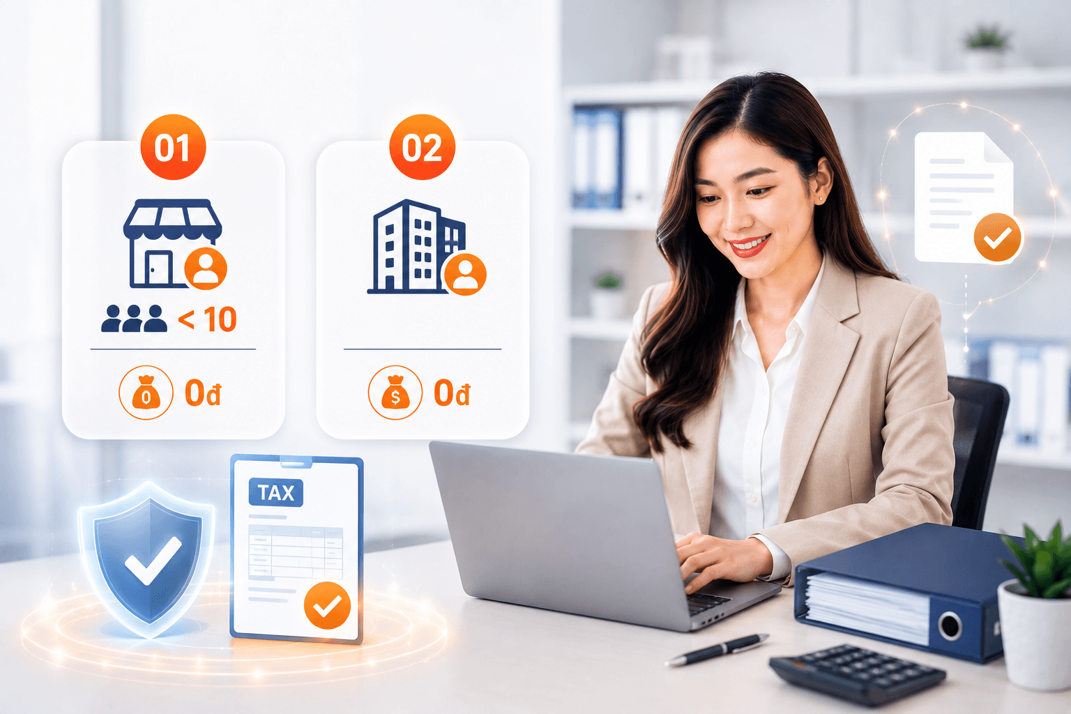 Miễn phi dịch vụ chứng từ điện tử