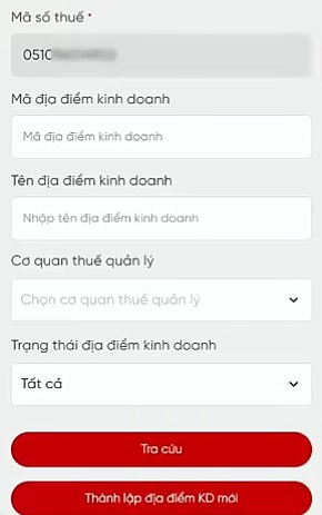 Địa điểm kinh doanh