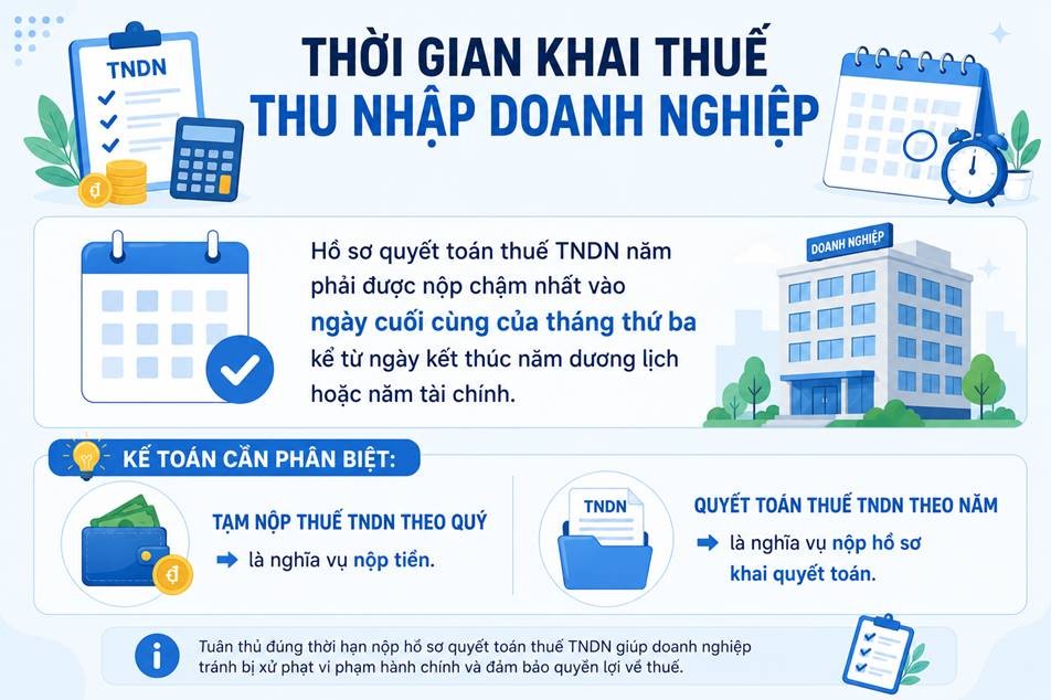 Kê khai thuế TNDN