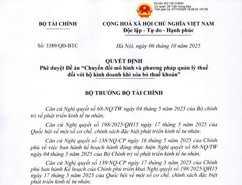 Quản lý thuế với hộ kinh doanh