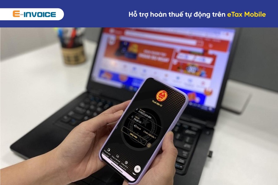 Hoàn thuế tự động trên Etax Mobile