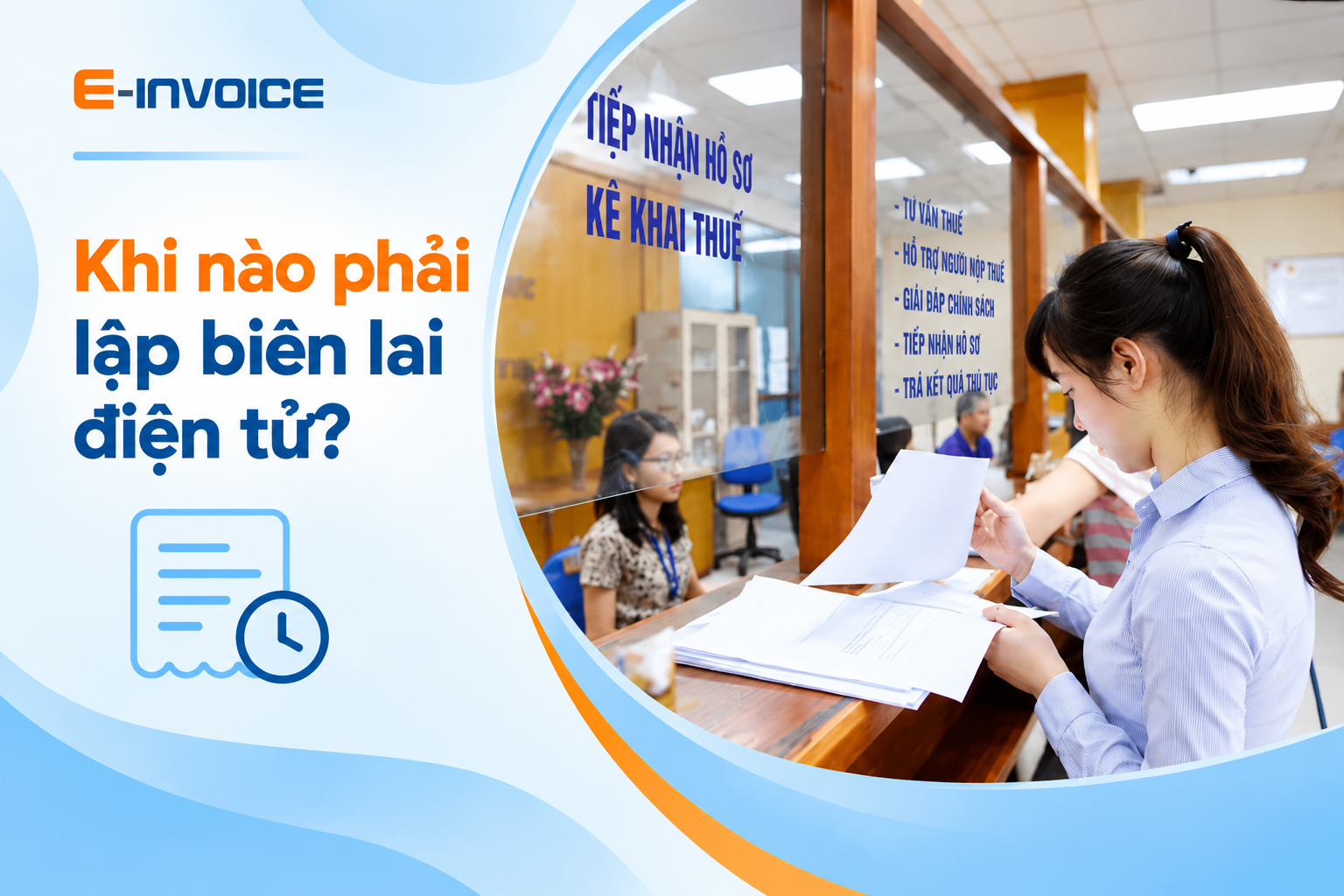 Thời hạn lập biên lai điện tử