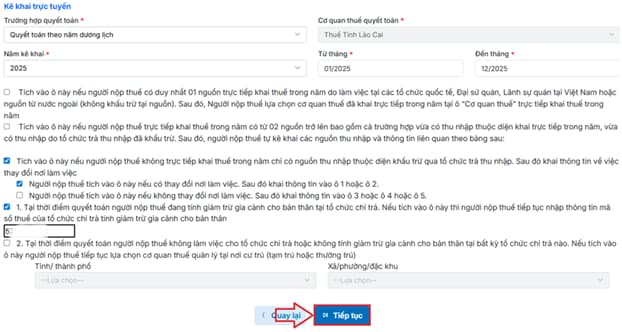Quyết toán thuế