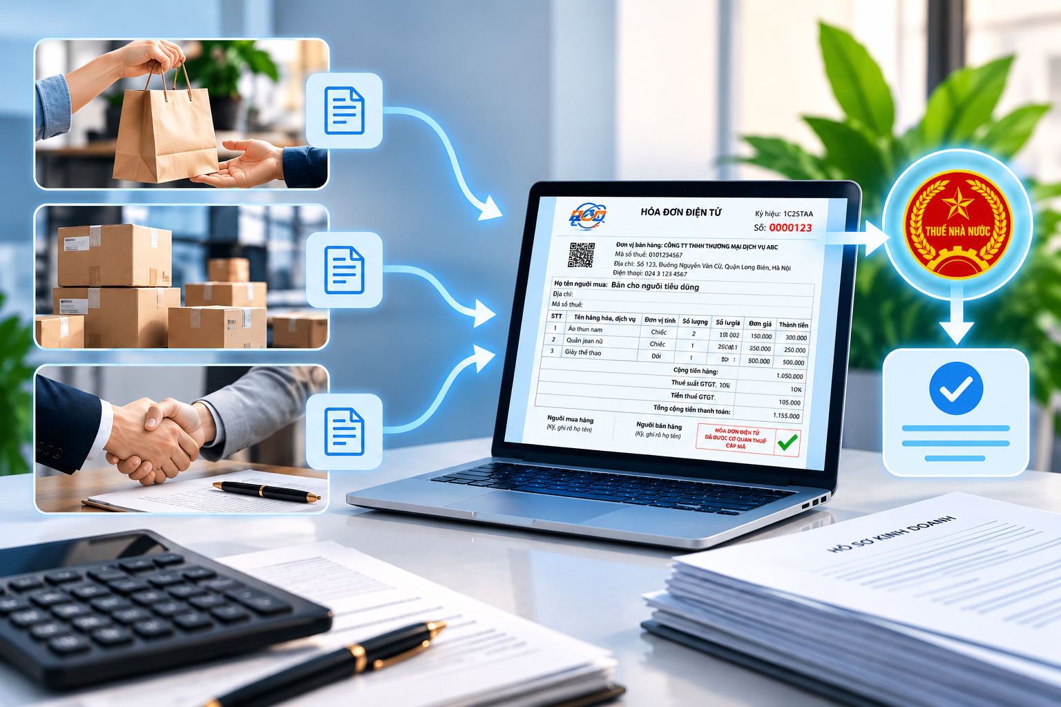 Hóa đơn điện tử theo từng lần phát sinh