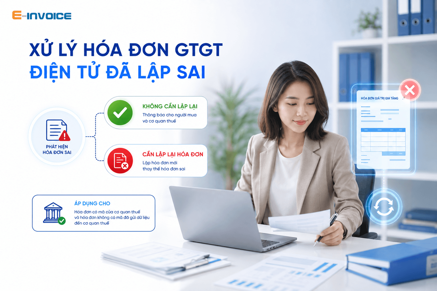 Xử lý hóa đơn lập sai