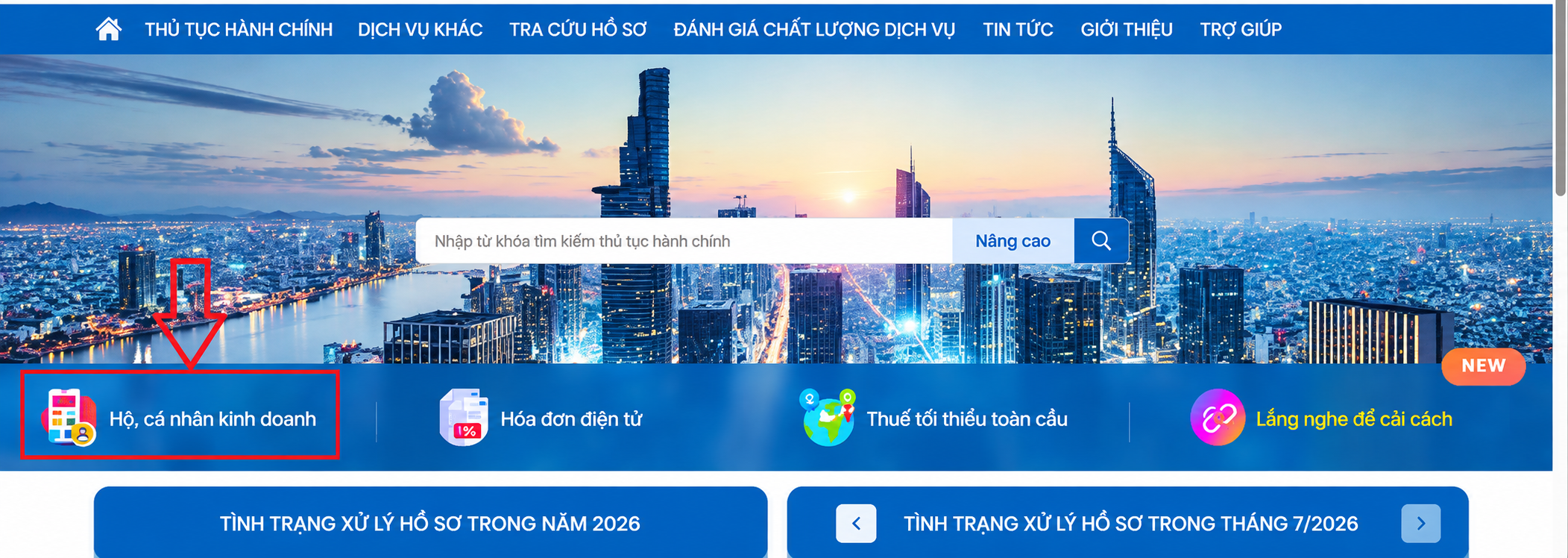 Hộ hoặc cá nhân kinh doanh