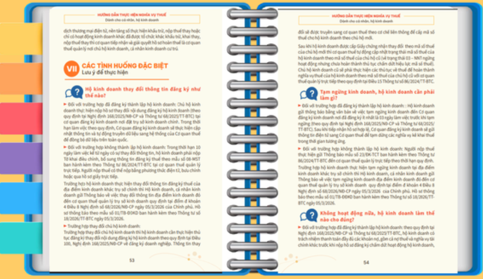 Sổ tay hướng dẫn hộ kinh doanh
