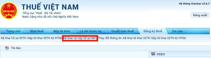 Kê khai và nộp hồ sơ đăng ký thuế