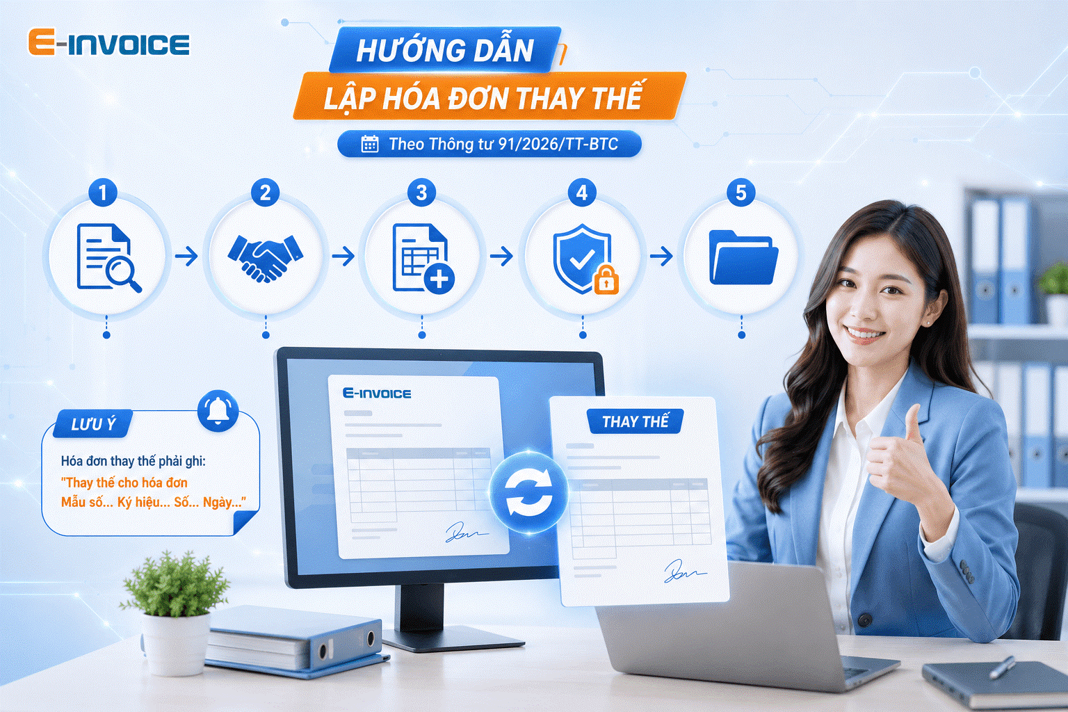 Nội dung hóa đơn thay thế