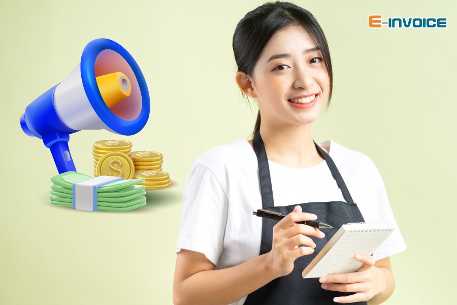 Hộ kinh doanh thông báo doanh thu