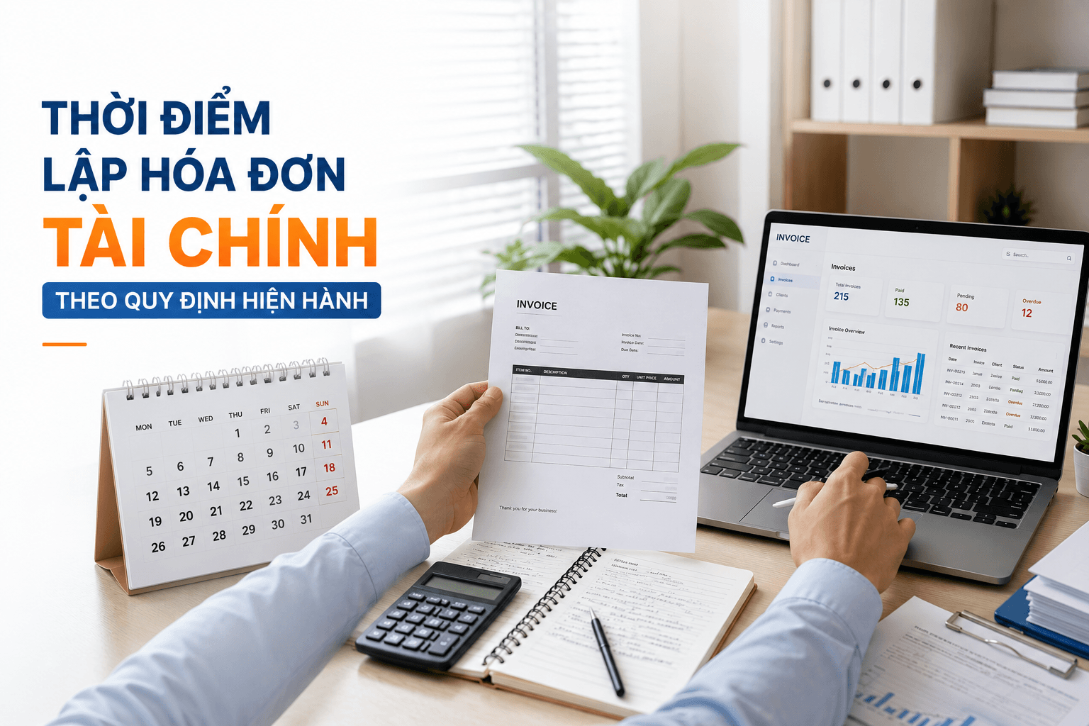 Lập hóa đơn tài chính khi nào?