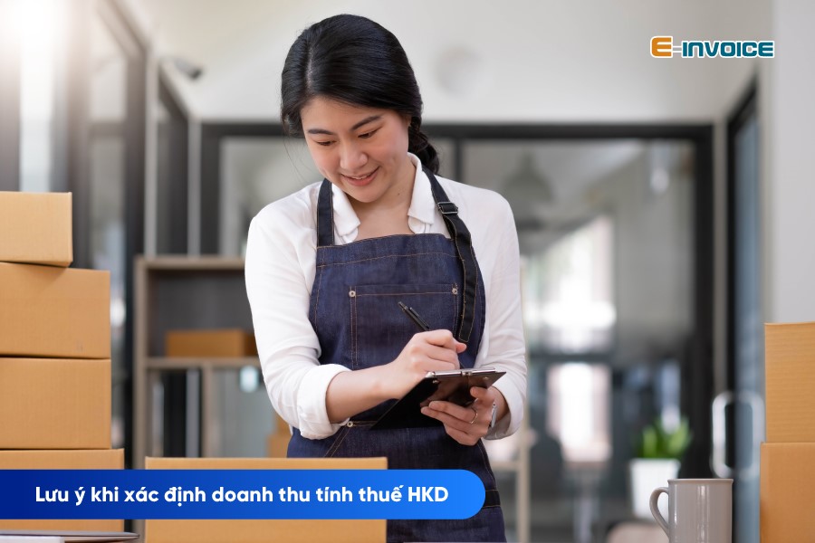 Xác định doanh thu tính thuế