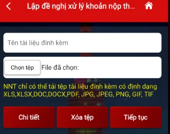Đính kèm hồ sơ