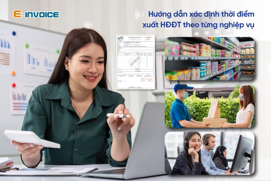 Thời điểm xuất hóa đơn điện tử