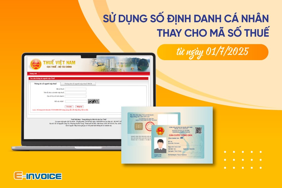 Mã số định danh thay thế cho mã số thuế