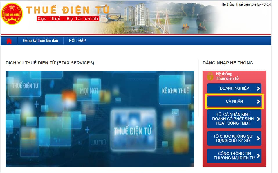 Cổng thông tin người nộp thuế