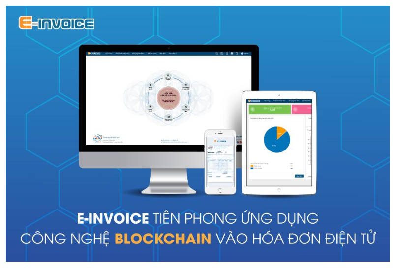 phần mềm hóa đơn điện tử E-invoice ứng dụng công nghệ blockchain