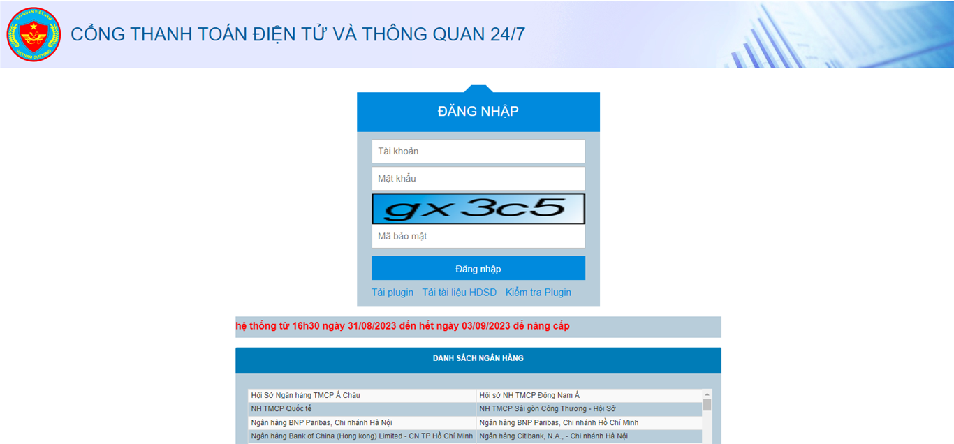 Cổng thông tin nộp thuế trực tuyến