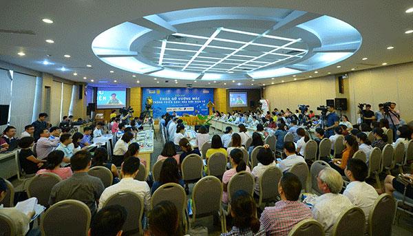 Diễn đàn được sự tham gia của nhiều doanh nghiệp lớn nhở trên địa bàn Hà Nội
