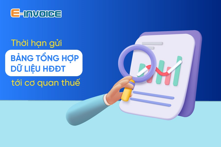 Chuyển dữ liệu hóa đơn điện tử đến cơ quan thuế