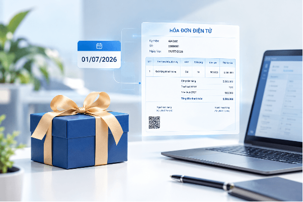 Xuất hóa đơn hàng biếu tặng từ 01/7/2026: Hướng dẫn lập hóa đơn theo Nghị định 254/2026/NĐ-CP