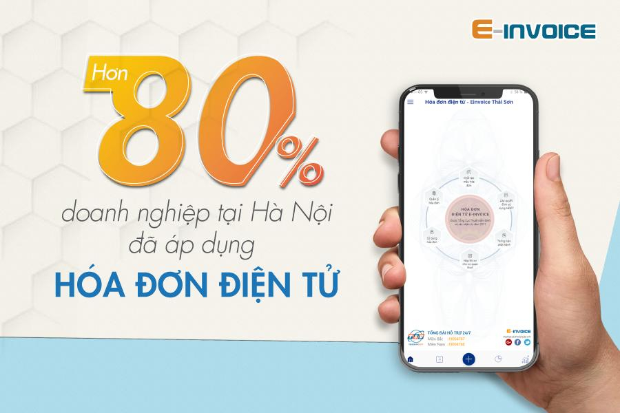 Hơn 80% doanh nghiệp tại Hà Nội đã đăng ký áp dụng hóa đơn điện tử