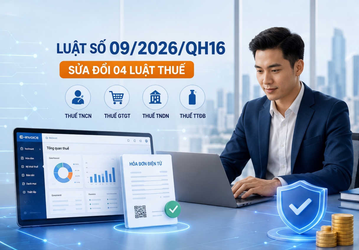 Toàn văn Luật số 09/2026/QH16 sửa đổi 04 luật thuế: Cập nhật đầy đủ quy định mới về thuế TNCN, GTGT, TNDN và TTĐB