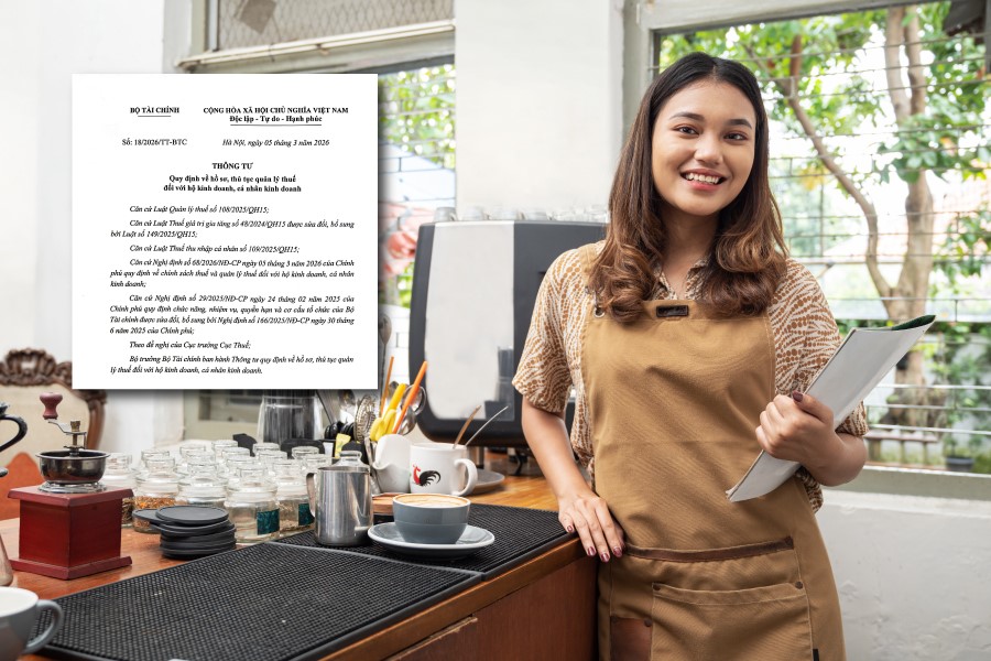 Thông tư 18/2026/TT-BTC quy định hồ sơ, thủ tục quản lý thuế đối với hộ kinh doanh