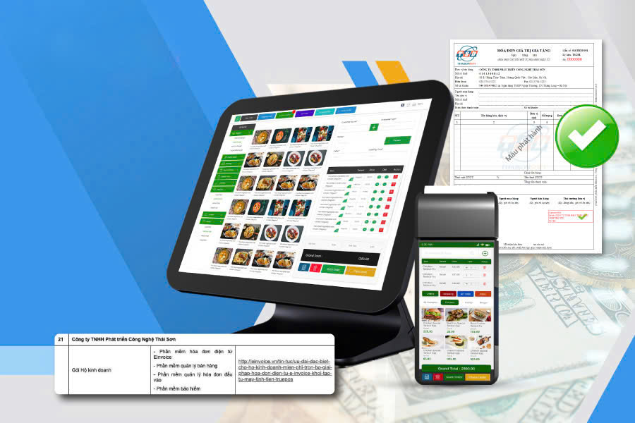 ThaisonSoft được Cục Thuế lựa chọn hỗ trợ hộ kinh doanh triển khai hóa đơn điện tử từ máy tính tiền